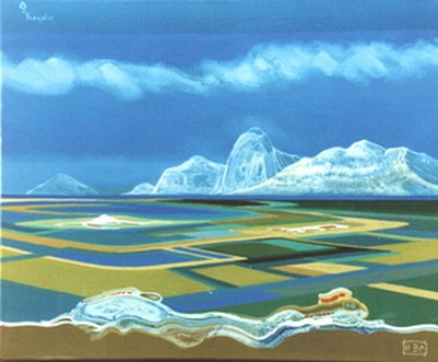 'Barrancas del Sur' - Pintor-Autor: Alberto Tenaglia [Upasaka Zheng gng]