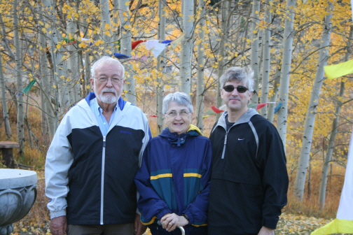 Jorge, Hortensia y Miguel De la Torre - Foto por Corinne